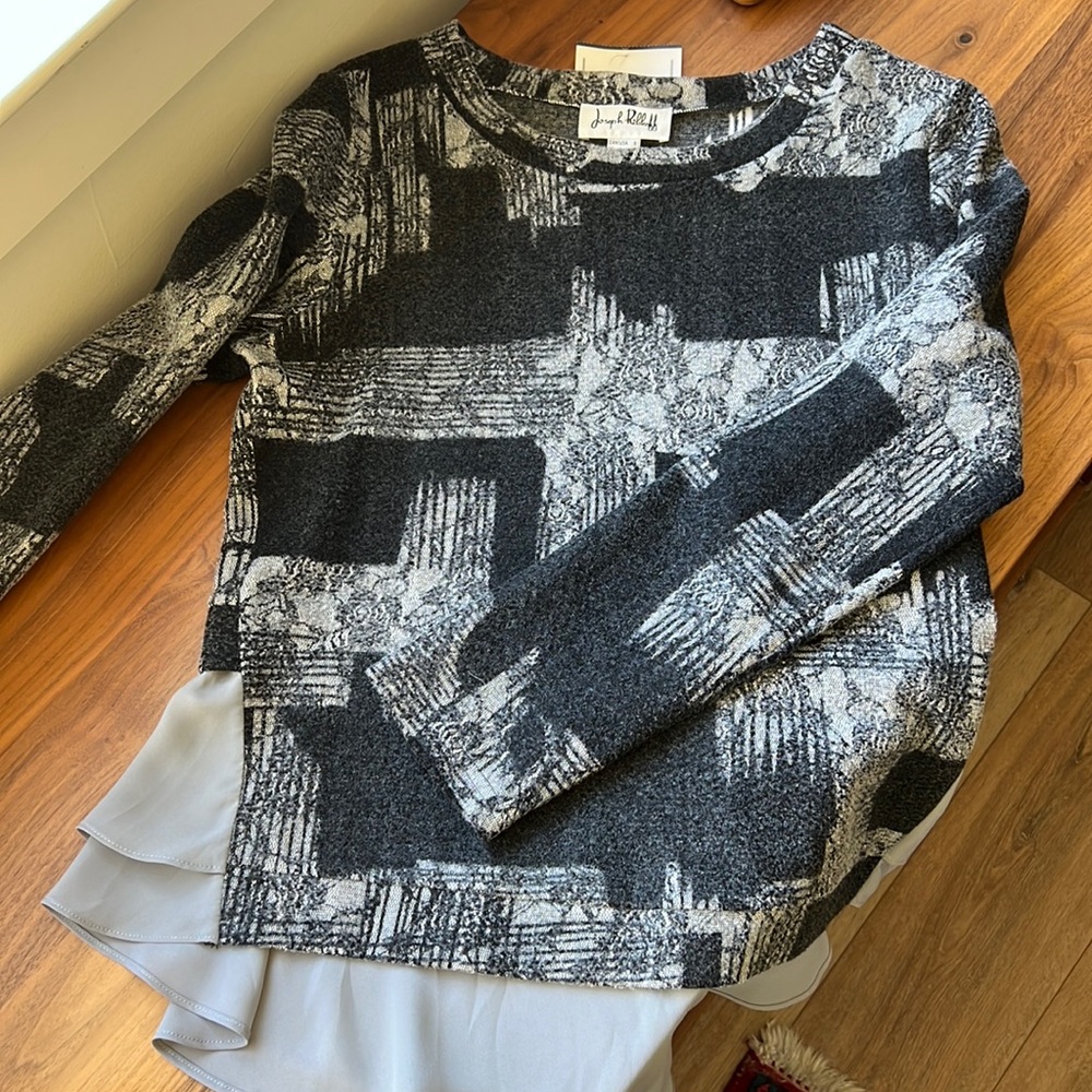 Joseph Ribkoff high low sweater top